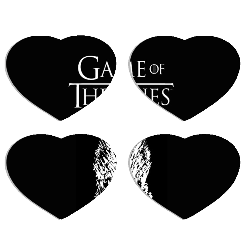 Магнитные фотопазлы Сердце 50 на 50 набор 4 штуки 