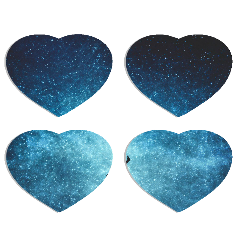Магнитные фотопазлы Сердце 50 на 50 набор 4 штуки 