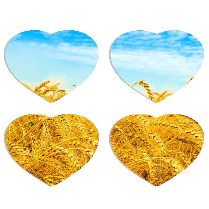 Магнитные фотопазлы Сердце 50 на 50 набор 4 штуки 