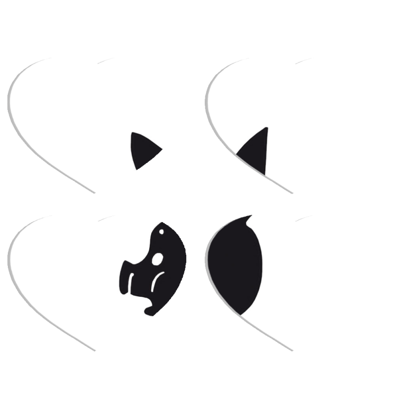 Магнитные фотопазлы Сердце 50 на 50 набор 4 штуки 