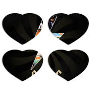 Магнитные фотопазлы Сердце 50 на 50 набор 4 штуки 