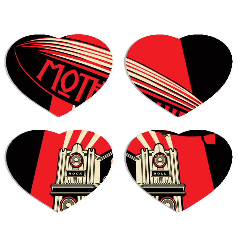 Магнитные фотопазлы Сердце 50 на 50 набор 4 штуки 