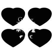 Магнитные фотопазлы Сердце 50 на 50 набор 4 штуки 