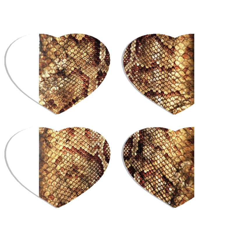 Магнитные фотопазлы Сердце 50 на 50 набор 4 штуки 