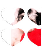 Магнитные фотопазлы Сердце 50 на 50 набор 4 штуки 