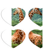 Магнитные фотопазлы Сердце 50 на 50 набор 4 штуки 