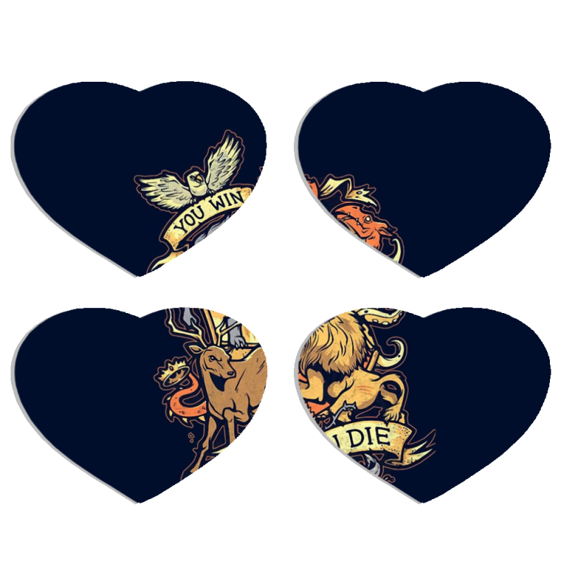 Магнитные фотопазлы Сердце 50 на 50 набор 4 штуки 