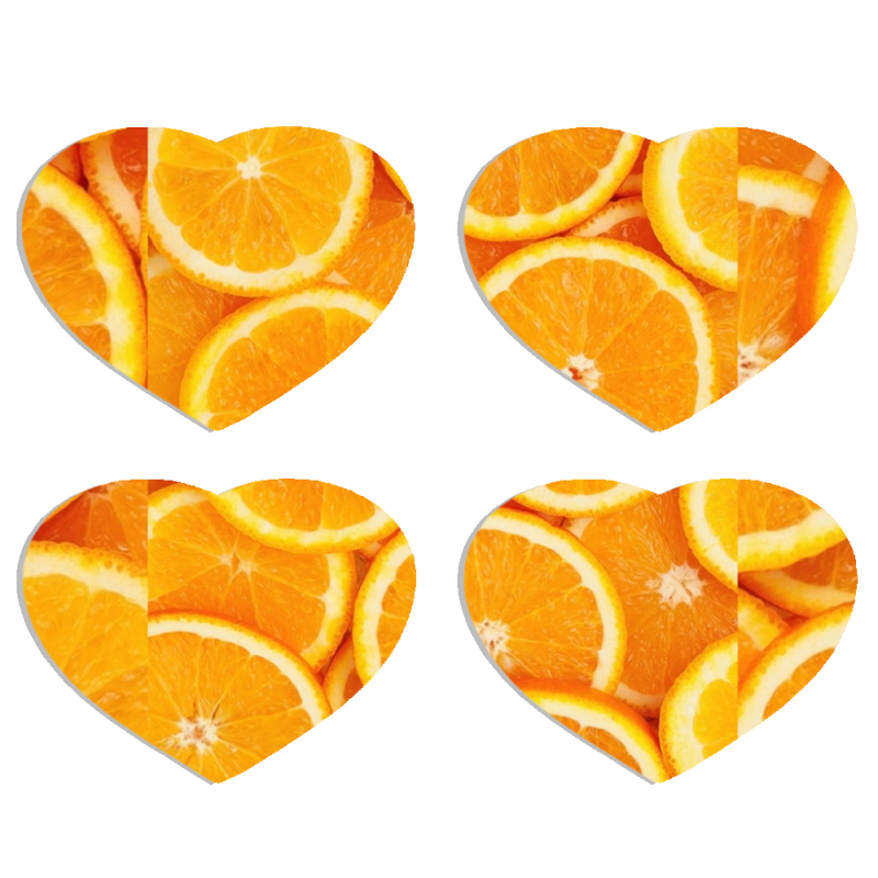 Магнитные фотопазлы Сердце 50 на 50 набор 4 штуки 