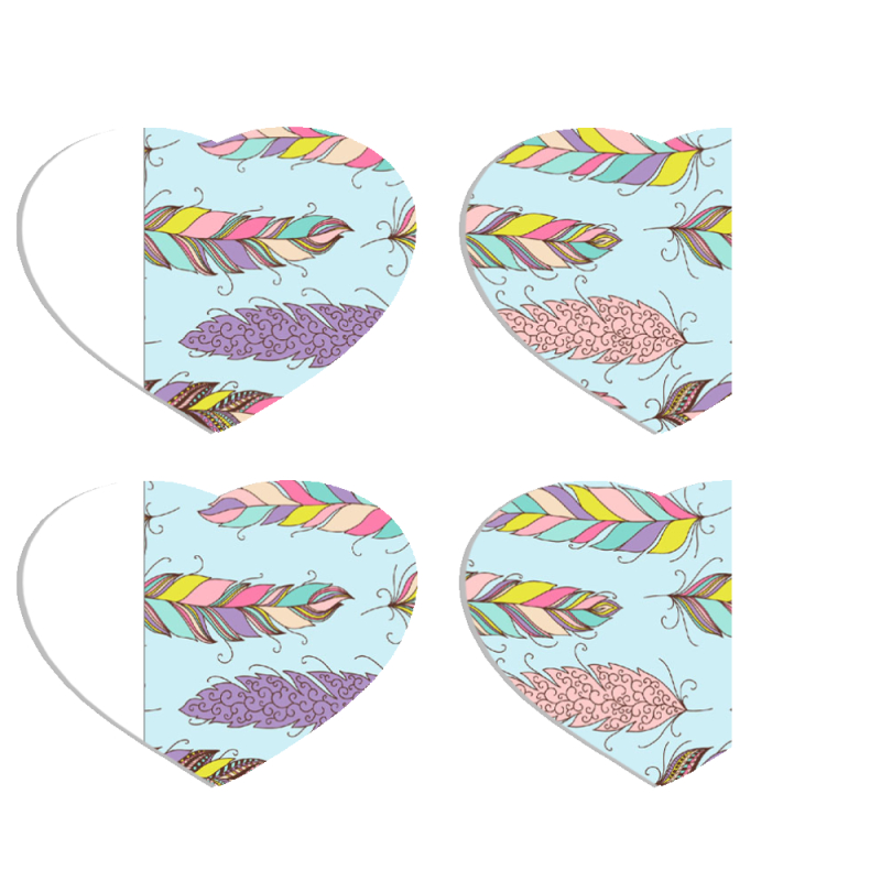 Магнитные фотопазлы Сердце 50 на 50 набор 4 штуки 