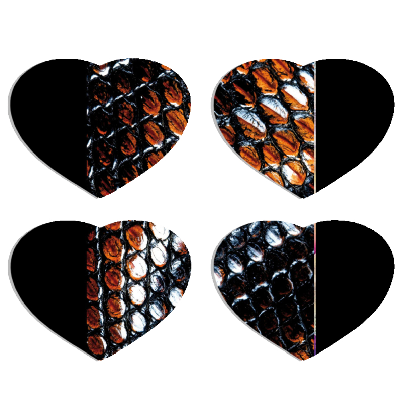 Магнитные фотопазлы Сердце 50 на 50 набор 4 штуки 