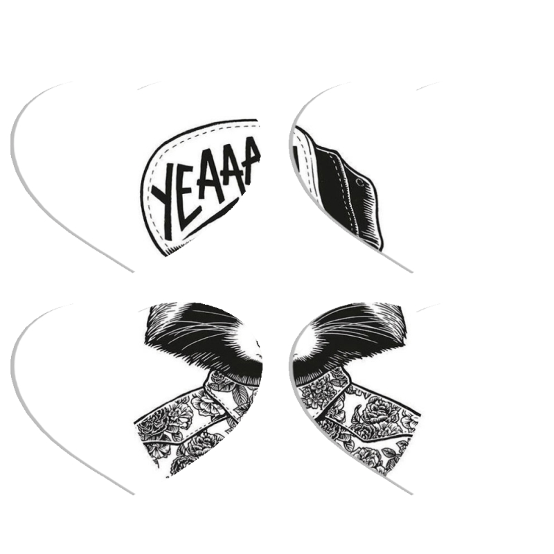 Магнитные фотопазлы Сердце 50 на 50 набор 4 штуки 