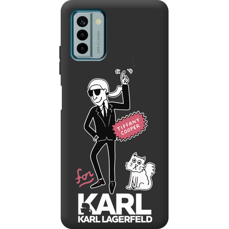 Черный чехол BoxFace Nokia G22 For Karl