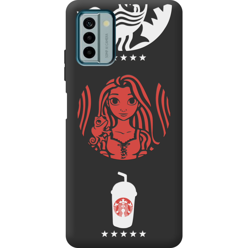 Черный чехол BoxFace Nokia G22 RedWhite Coffee