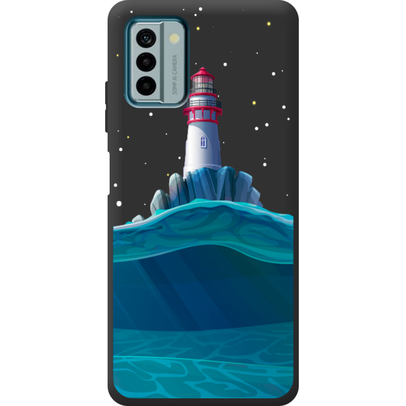 Черный чехол BoxFace Nokia G22 Lighthouse