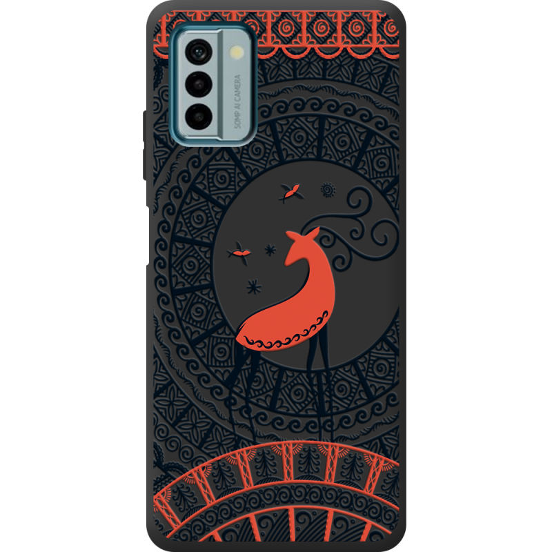 Черный чехол BoxFace Nokia G22 Ornament