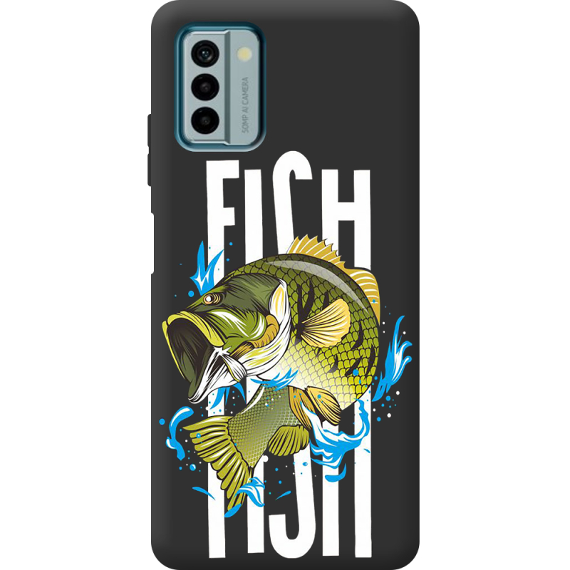 Черный чехол BoxFace Nokia G22 Fish