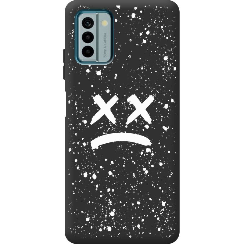 Черный чехол BoxFace Nokia G22 Sad Way