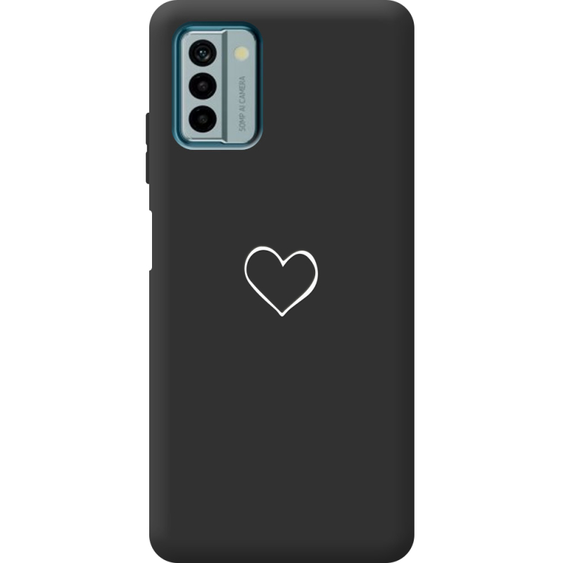 Черный чехол BoxFace Nokia G22 My Heart