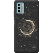 Черный чехол BoxFace Nokia G22 Moon