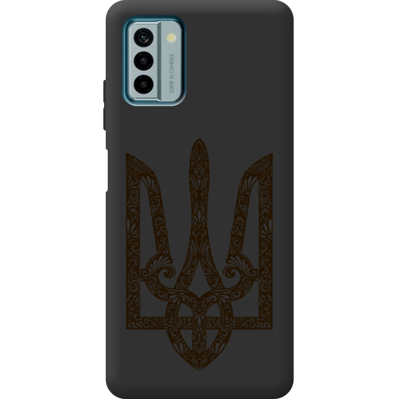 Черный чехол BoxFace Nokia G22 Ukrainian Trident