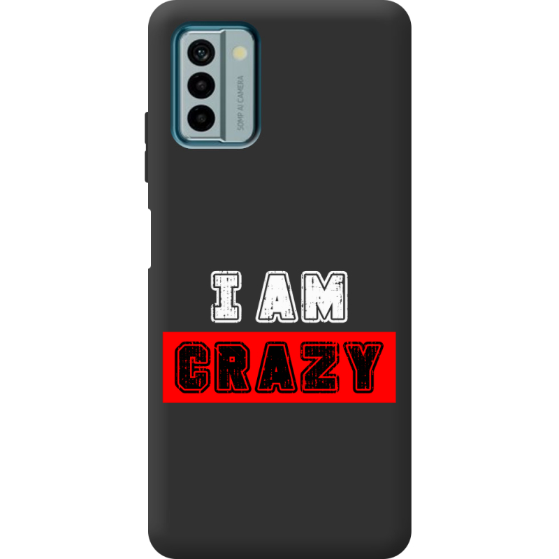 Черный чехол BoxFace Nokia G22 I'm Crazy