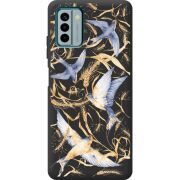 Черный чехол BoxFace Nokia G22 Ластівки