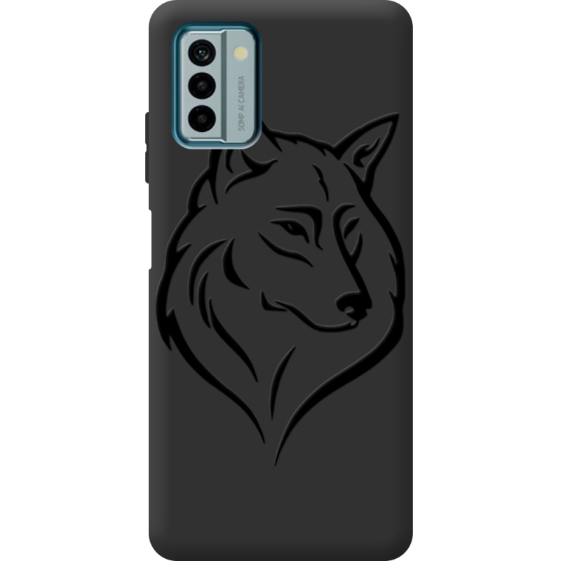 Черный чехол BoxFace Nokia G22 Wolf