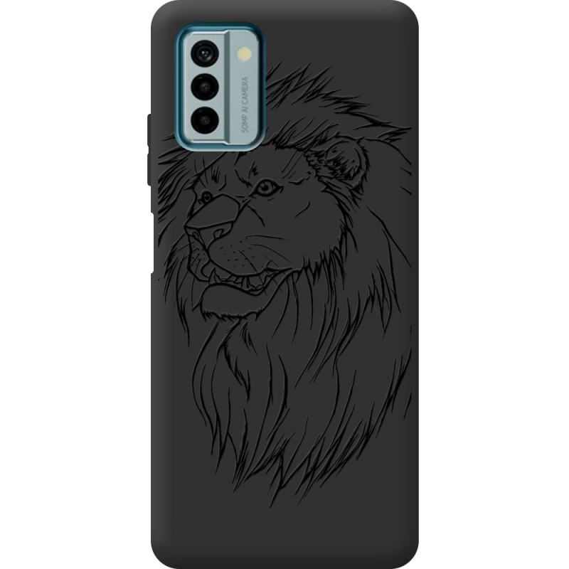 Черный чехол BoxFace Nokia G22 Lion