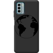 Черный чехол BoxFace Nokia G22 Earth