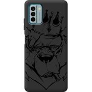 Черный чехол BoxFace Nokia G22 Bear King