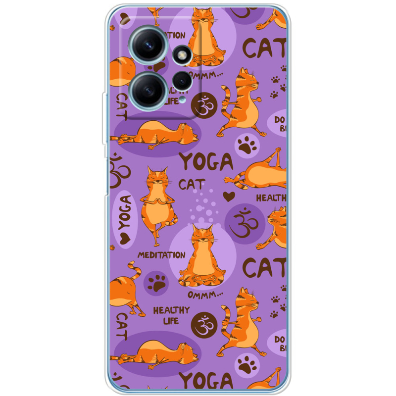 Чехол BoxFace Xiaomi Redmi Note 12 4G Yoga Cat