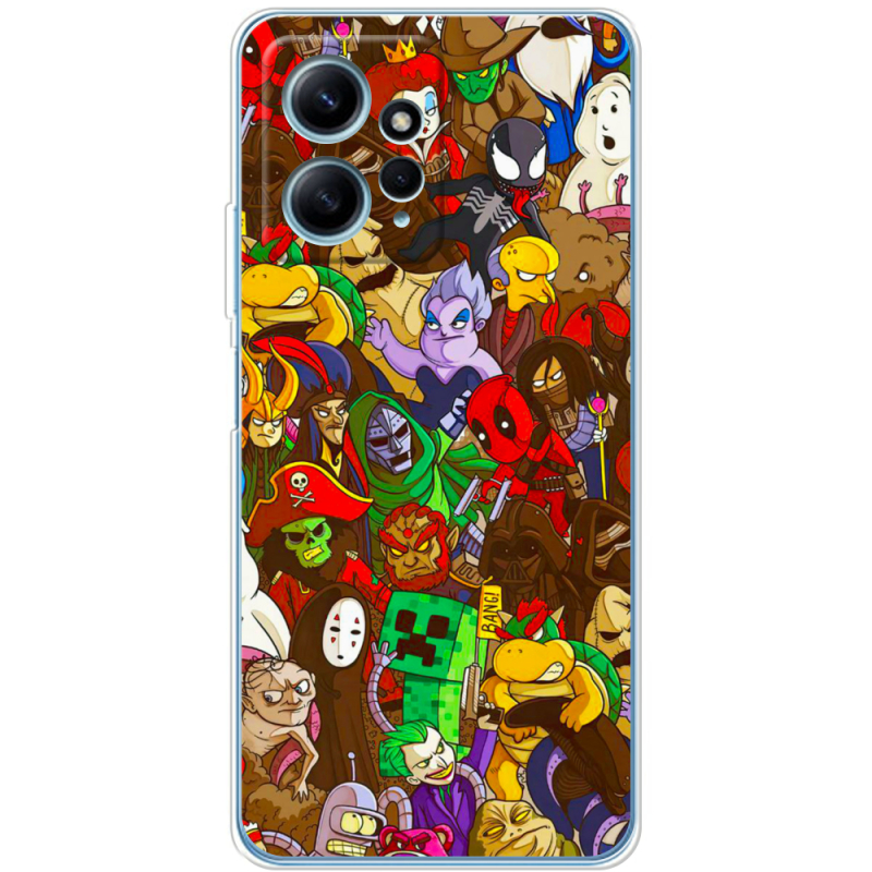Чехол BoxFace Xiaomi Redmi Note 12 4G Злодеи