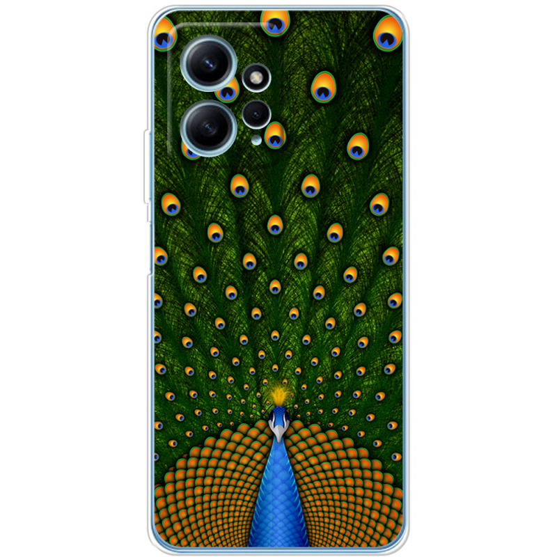 Чехол BoxFace Xiaomi Redmi Note 12 4G Peacocks Tail