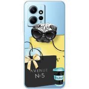 Прозрачный чехол BoxFace Xiaomi Redmi Note 12 4G Fashion Pug