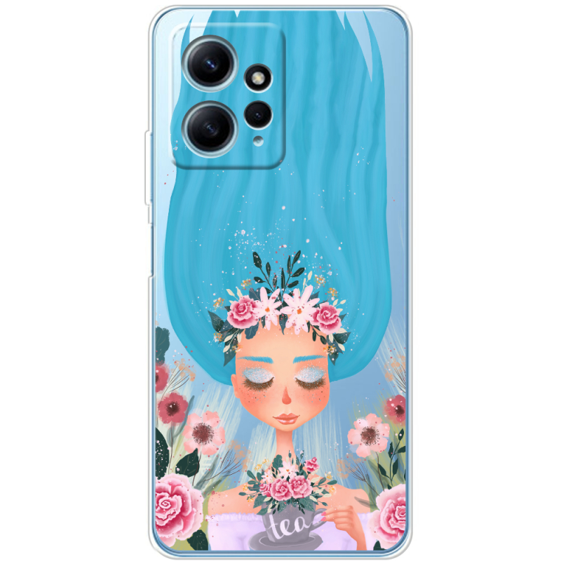 Прозрачный чехол BoxFace Xiaomi Redmi Note 12 4G Blue Hair