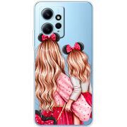 Прозрачный чехол BoxFace Xiaomi Redmi Note 12 4G Mouse Girls