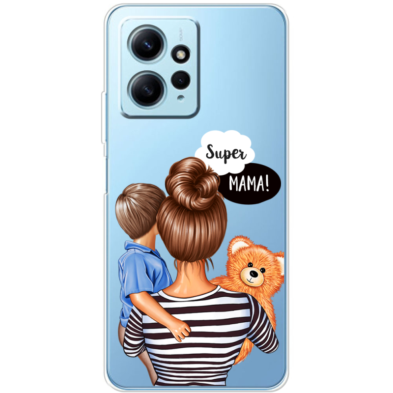 Прозрачный чехол BoxFace Xiaomi Redmi Note 12 4G Super Mama and Son