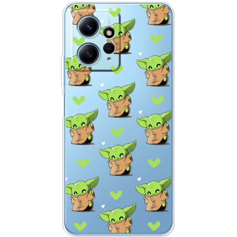 Прозрачный чехол BoxFace Xiaomi Redmi Note 12 4G Pattern Baby Yoda