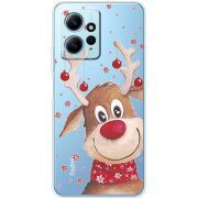 Прозрачный чехол BoxFace Xiaomi Redmi Note 12 4G Winter Deer