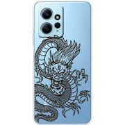 Прозрачный чехол BoxFace Xiaomi Redmi Note 12 4G Chinese Dragon