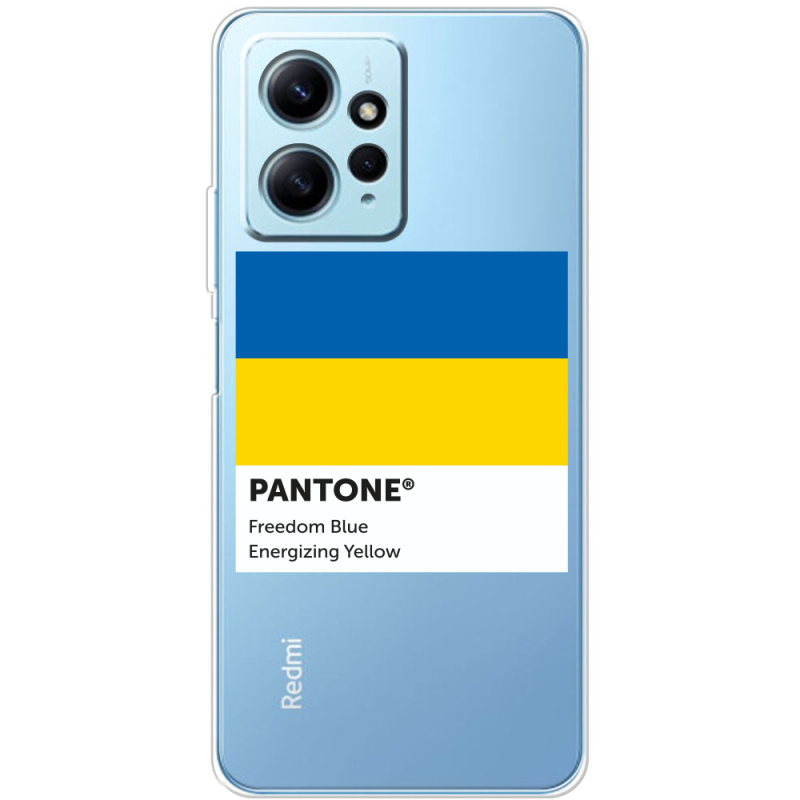 Прозрачный чехол BoxFace Xiaomi Redmi Note 12 4G Pantone вільний синій