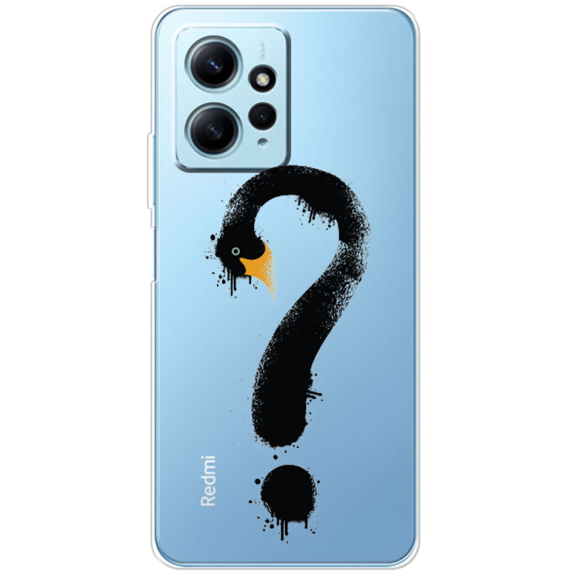 Прозрачный чехол BoxFace Xiaomi Redmi Note 12 4G Swan question