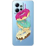 Прозрачный чехол BoxFace Xiaomi Redmi Note 12 4G Donuts