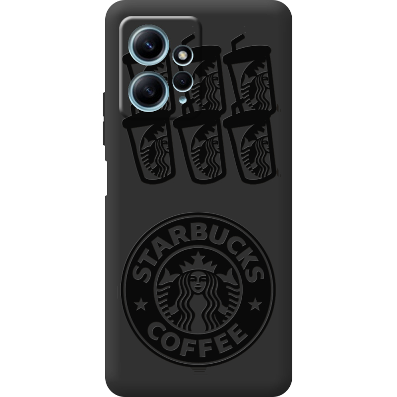 Черный чехол BoxFace Xiaomi Redmi Note 12 4G Black Coffee