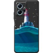 Черный чехол BoxFace Xiaomi Redmi Note 12 4G Lighthouse