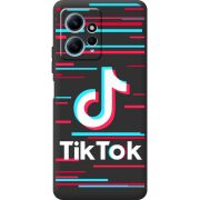 Черный чехол BoxFace Xiaomi Redmi Note 12 4G Tik Tok