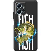 Черный чехол BoxFace Xiaomi Redmi Note 12 4G Fish