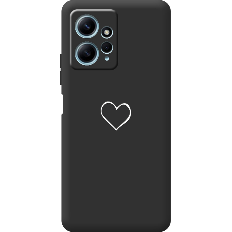 Черный чехол BoxFace Xiaomi Redmi Note 12 4G My Heart