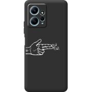 Черный чехол BoxFace Xiaomi Redmi Note 12 4G Pew Pew