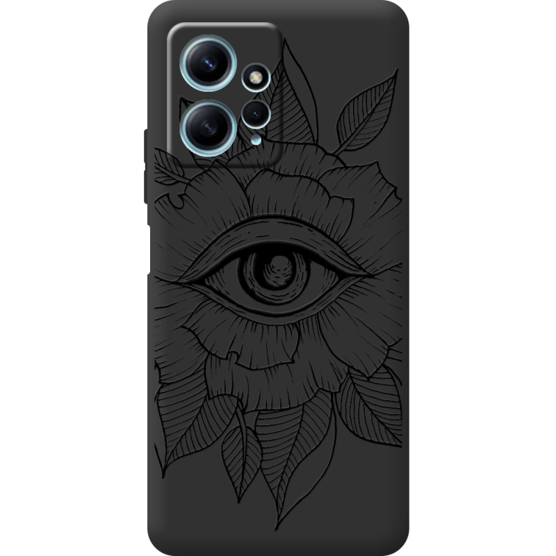Черный чехол BoxFace Xiaomi Redmi Note 12 4G Eye